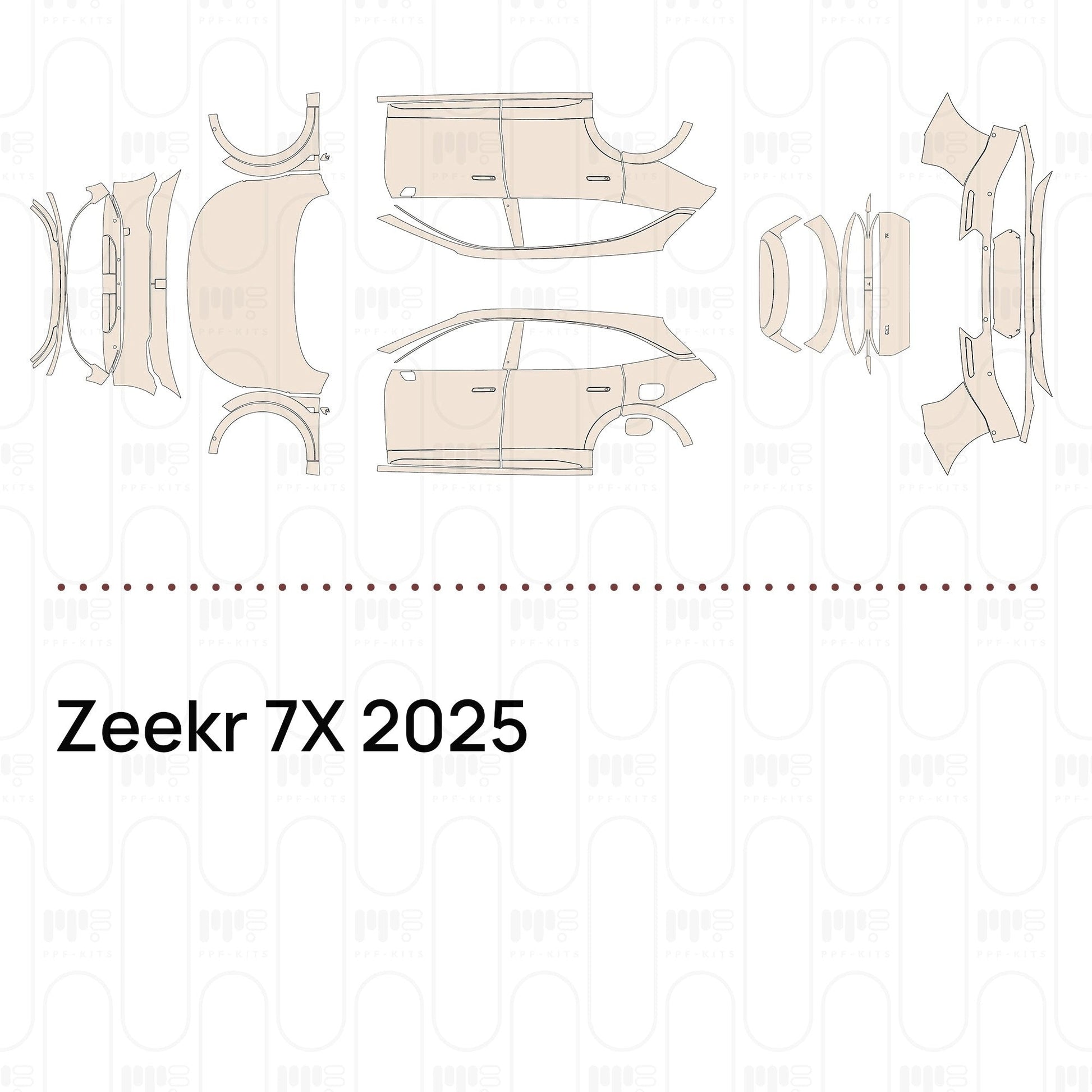 Pre-CutPPFZeekr7X2025