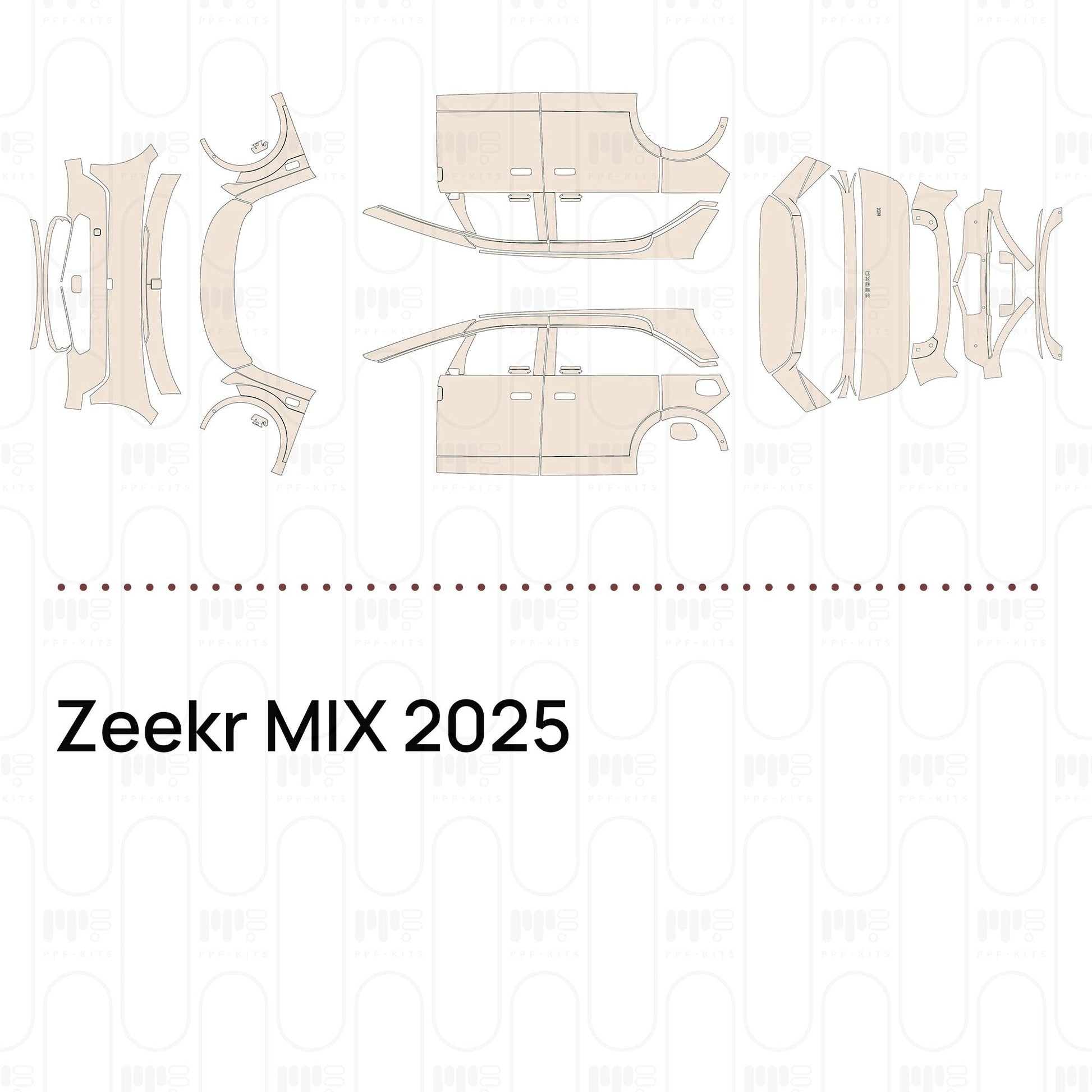 Pre-CutPPFZeekrMIX2025