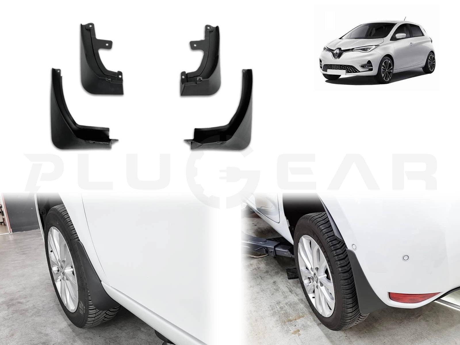 RenaultZoe:MudFlaps,SplashGuard