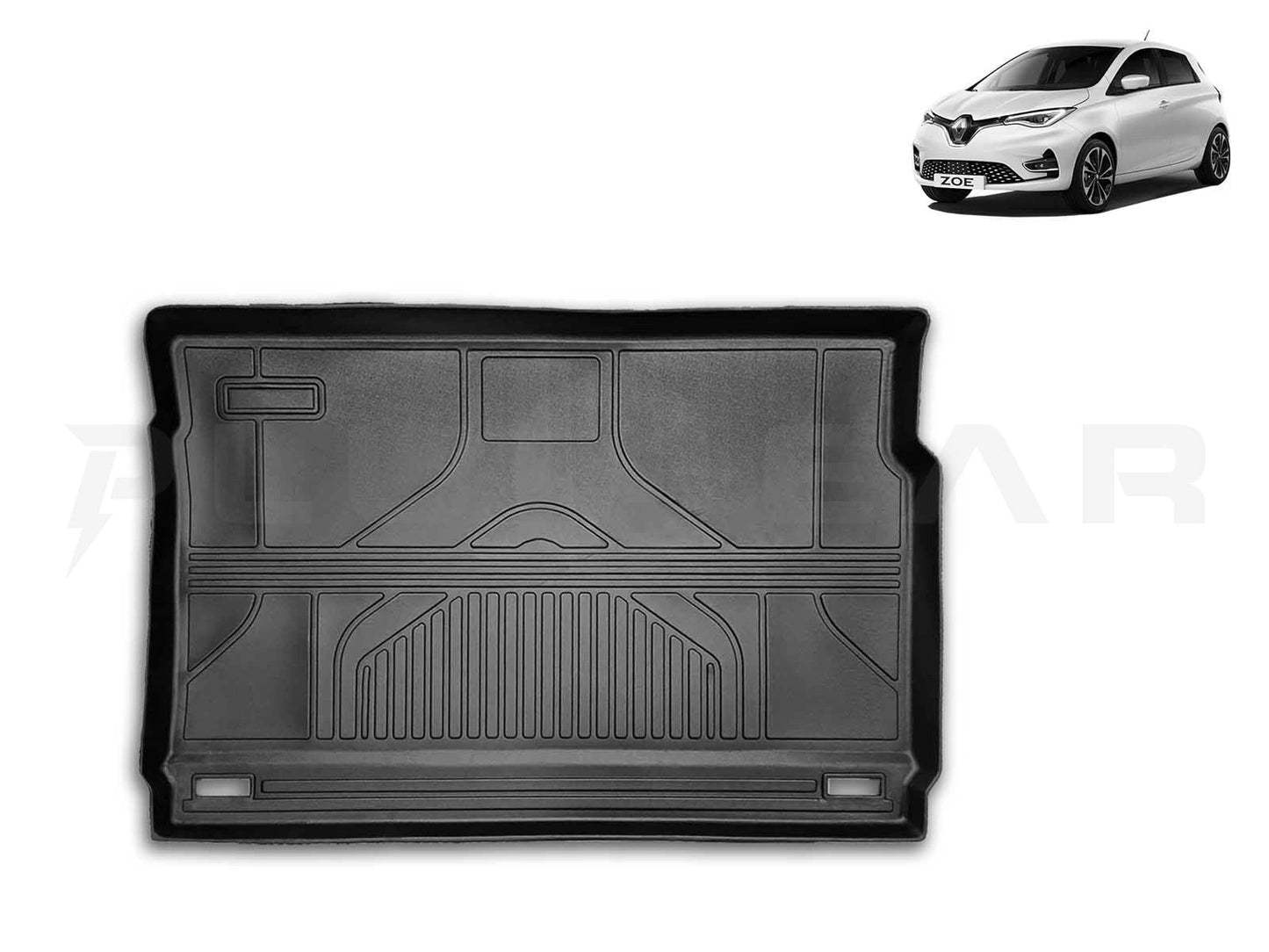 RenaultZoe:TrunkMat,BootLiner(PremiumRecyclableRubber)