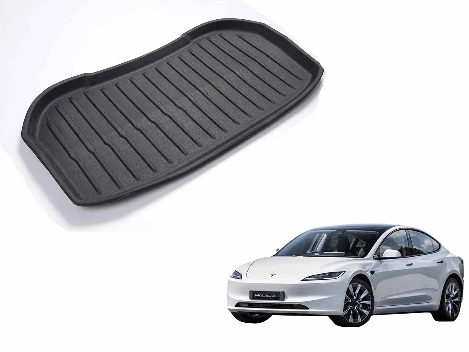 TeslaModel3(2024Highland):FrunkMat(PremiumRecyclableRubber)