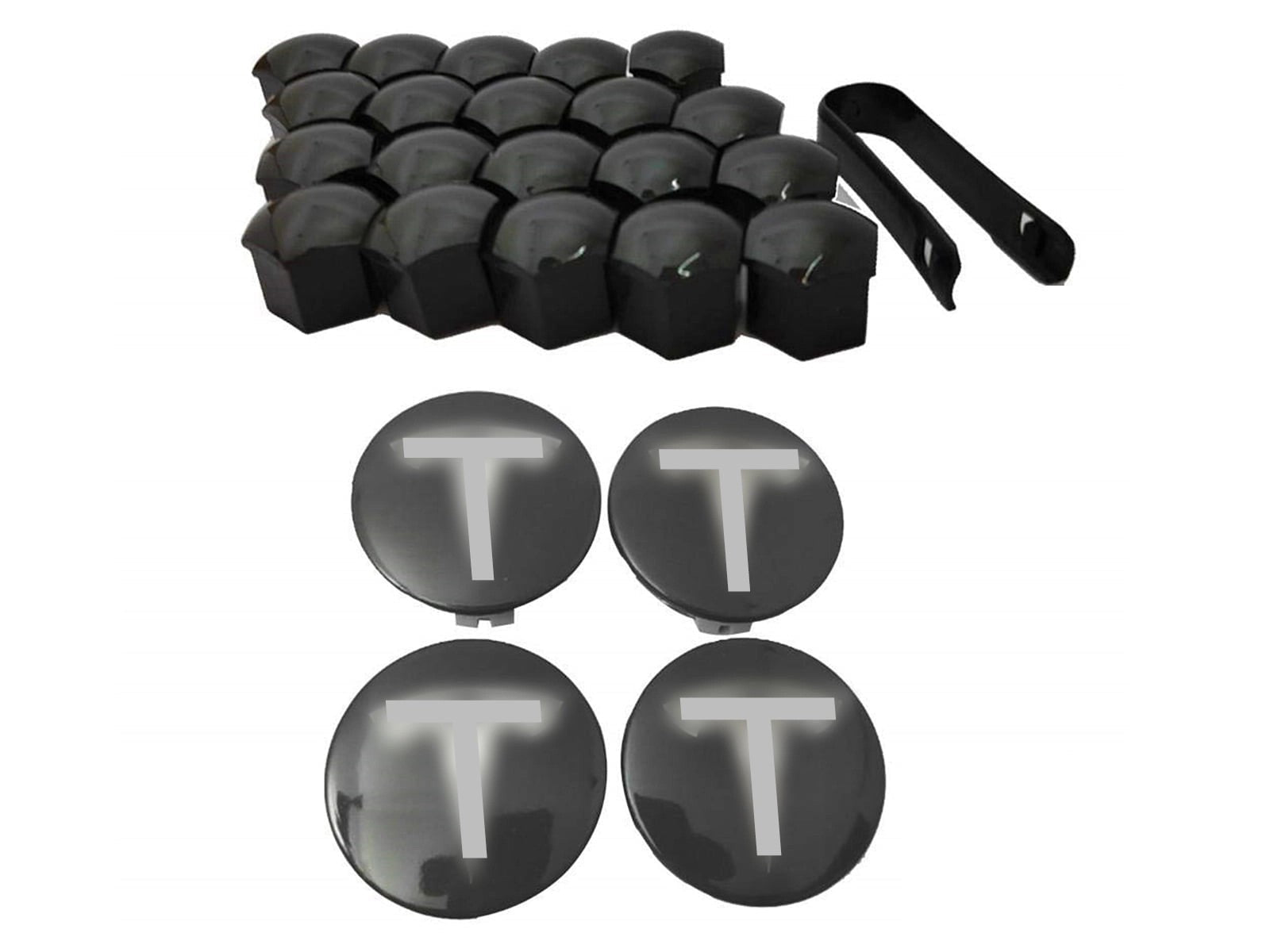 TeslaModel3:AeroWheelCapKit(8colorcombinations)