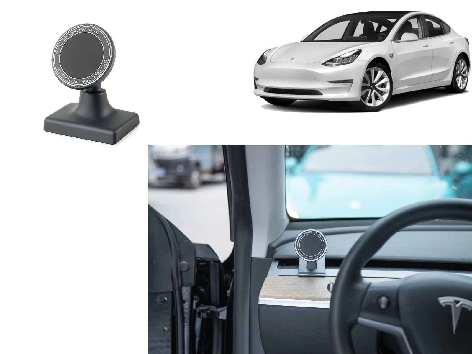 TeslaModel3,ModelY:MagneticPhoneMount,MobileHolder