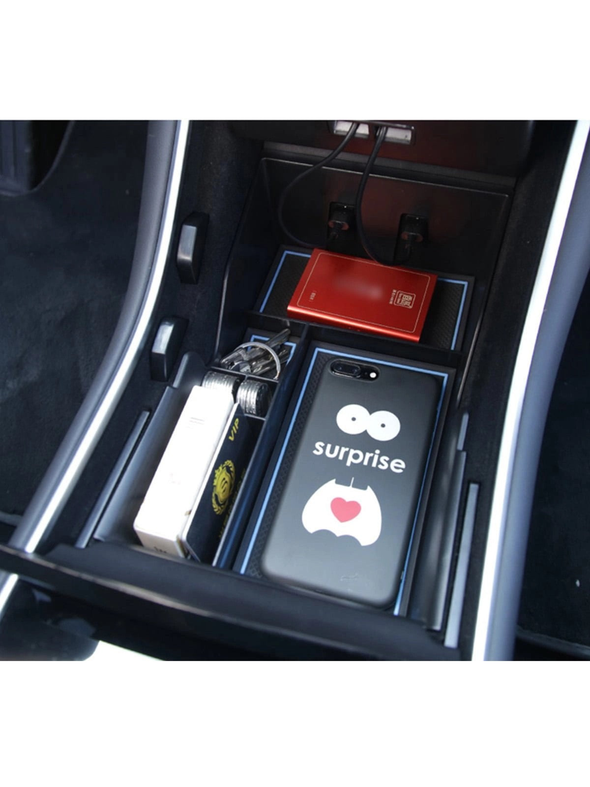 TeslaModel3(preface-lifted):MiddleConsoleOrganizer