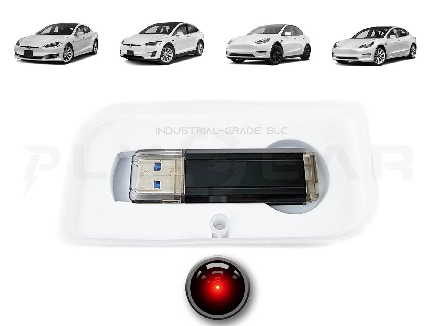 TeslaModelS/3/X/Y:Industrial-gradeSLCSentryModeUSBFlashDrive(pre-formattedforDIRECTuse)