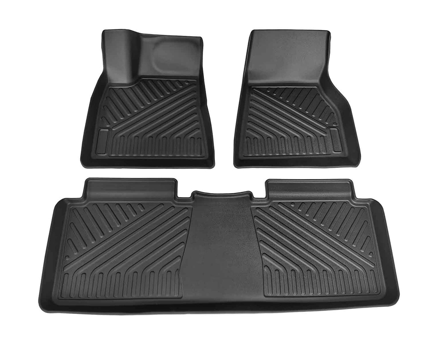 TeslaModelS:AllWeatherFloorMats(RecyclableRubber)-LeftHandDrive