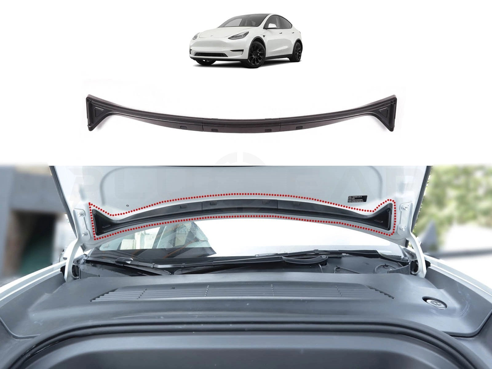 TeslaModelY:Hood/FrunkWaterBarrierStrip