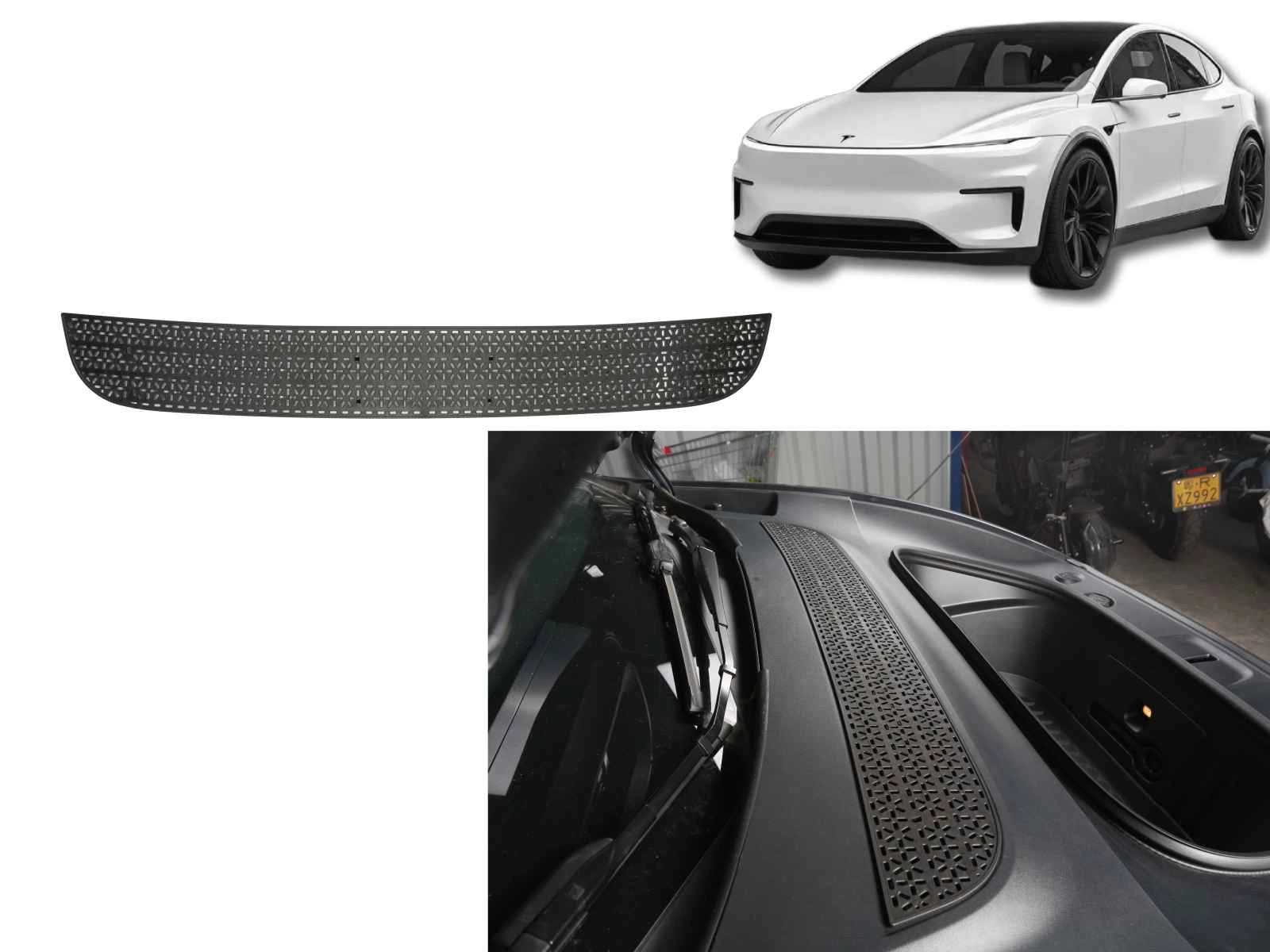 TeslaModelY2025Juniper:AirInletProtectiveCover,AircoAirIntakeVentGrilleCover