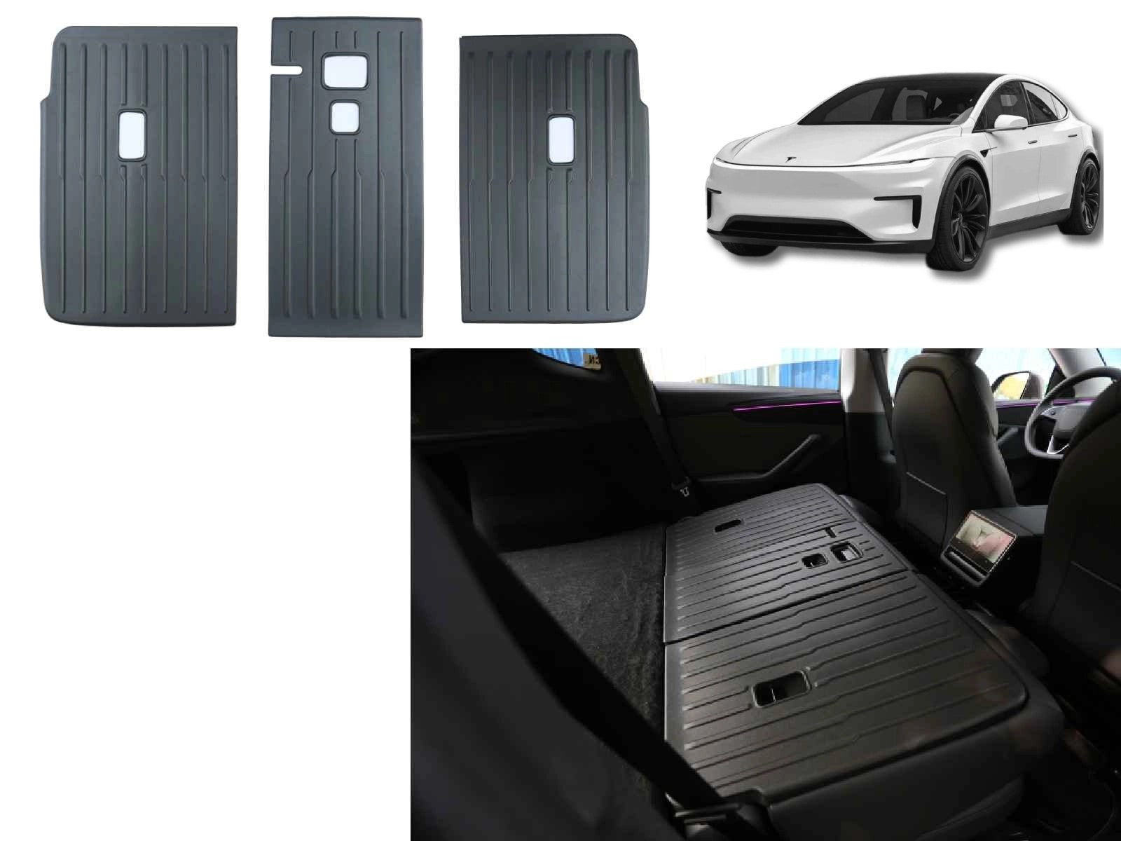 TeslaModelY2025Juniper:SeatBackProtectorMats,GuardBootLiner(3pcs)