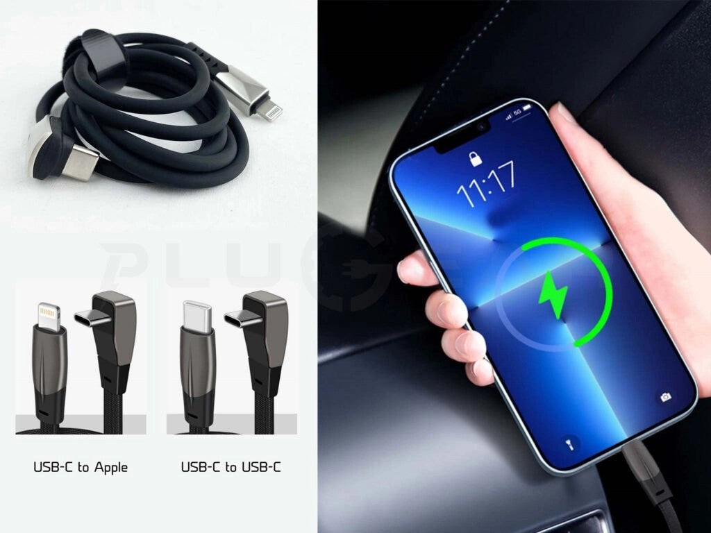 Universal:90DegreesUSBCtoUSBCFastChargingCord/Cable