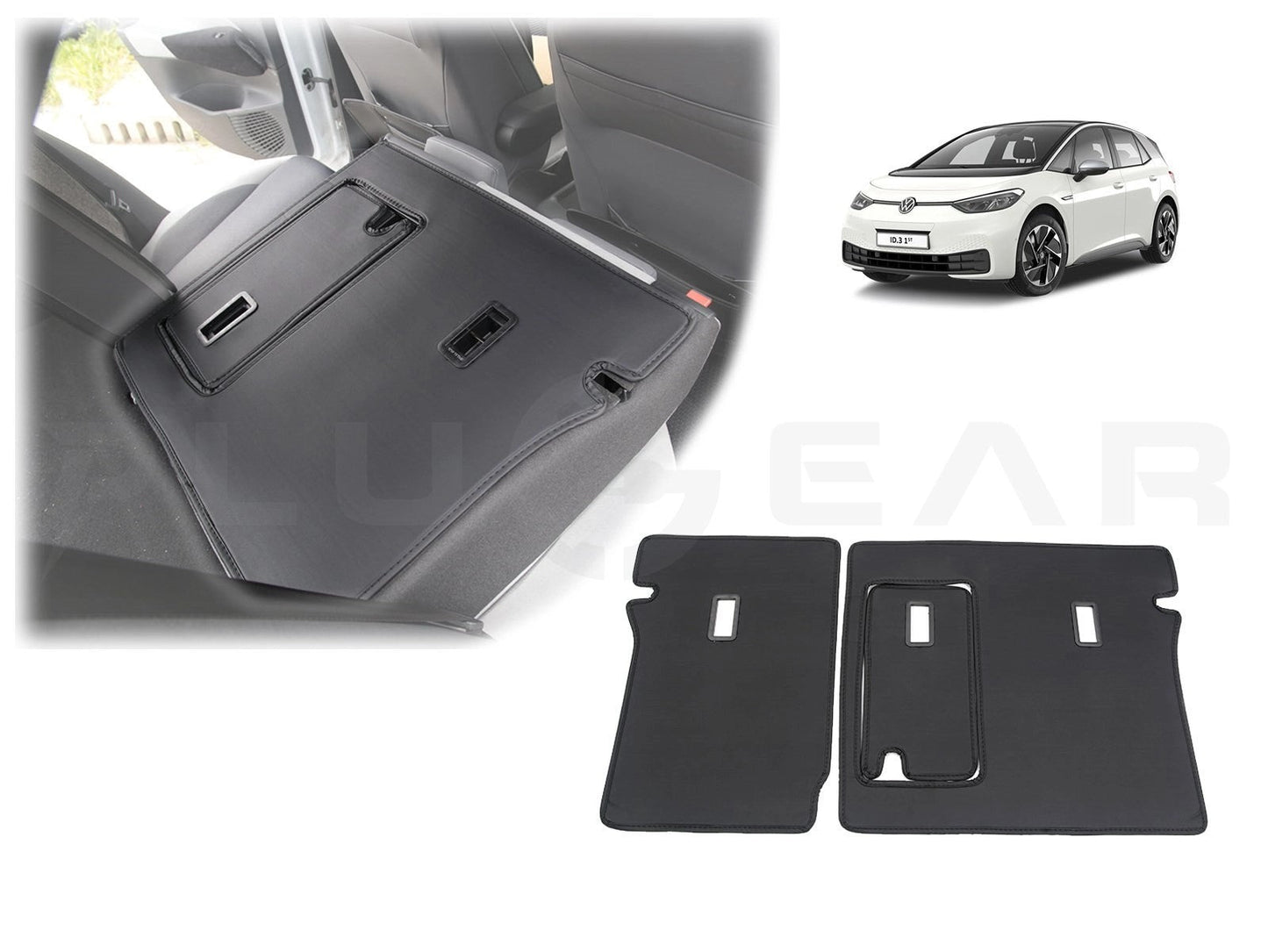 VWID3:RearSeatback&TrunkProtectionCoverSet