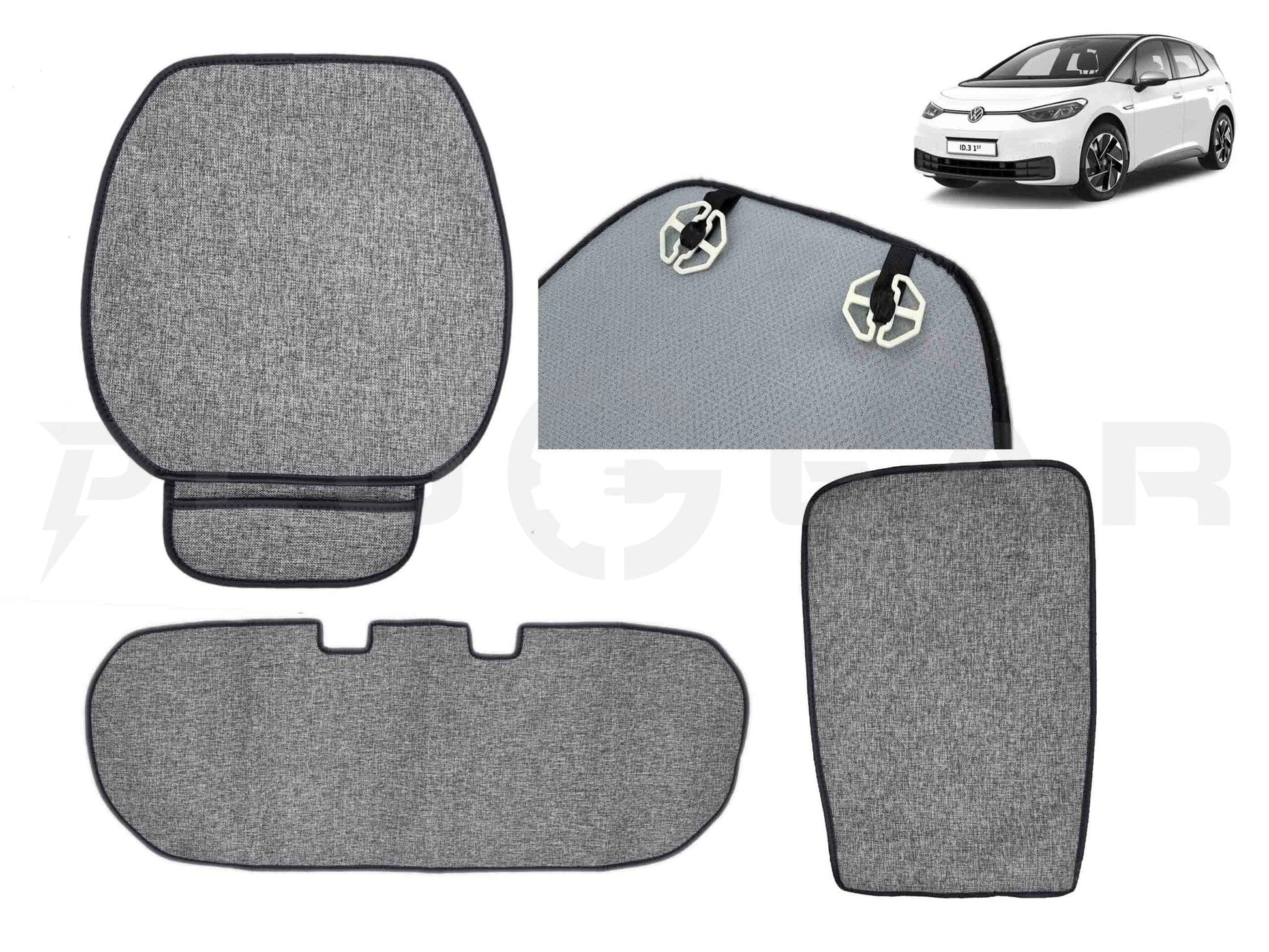 VWID3:SeatCoverSet,SeatProtectorSet(7pcs)